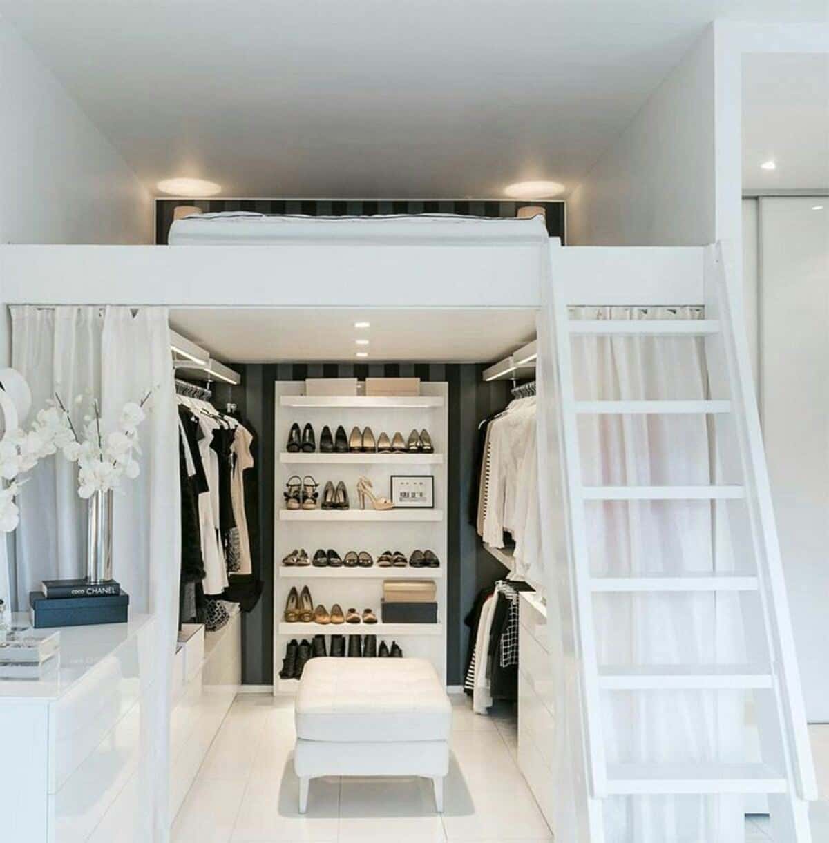 Utilize a Walk-In closet