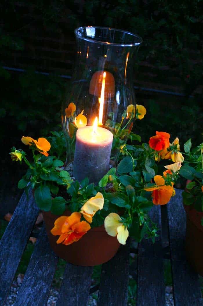 Illuminate Your Patio with Candlelight Decor