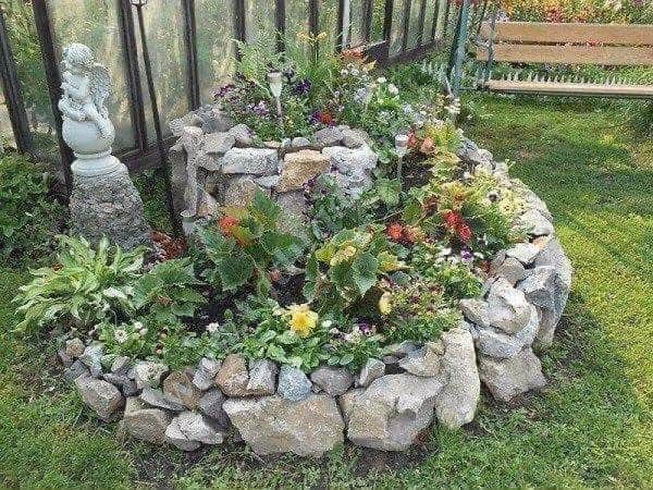 Masonry Work Spiral Garden