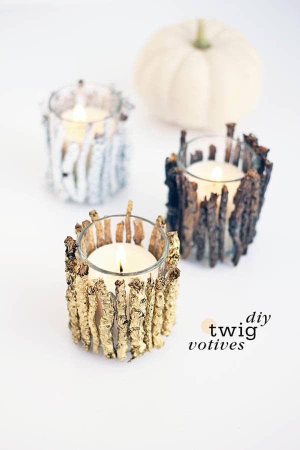 Create an Enchanting Display with DIY Twig Votives