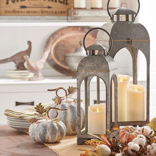 Add a Touch of Rustic Elegance with Metal Candle Lanterns