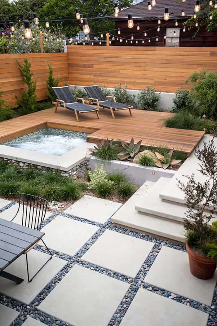 Peaceful Backyard Spa