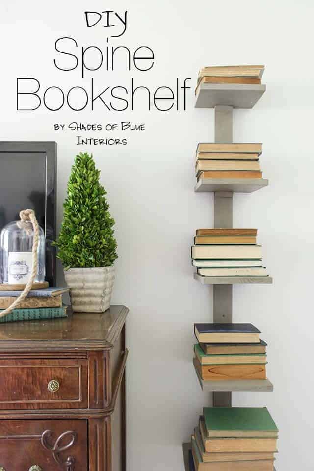 Save Space With Spine-Stacked Bookshelf Project