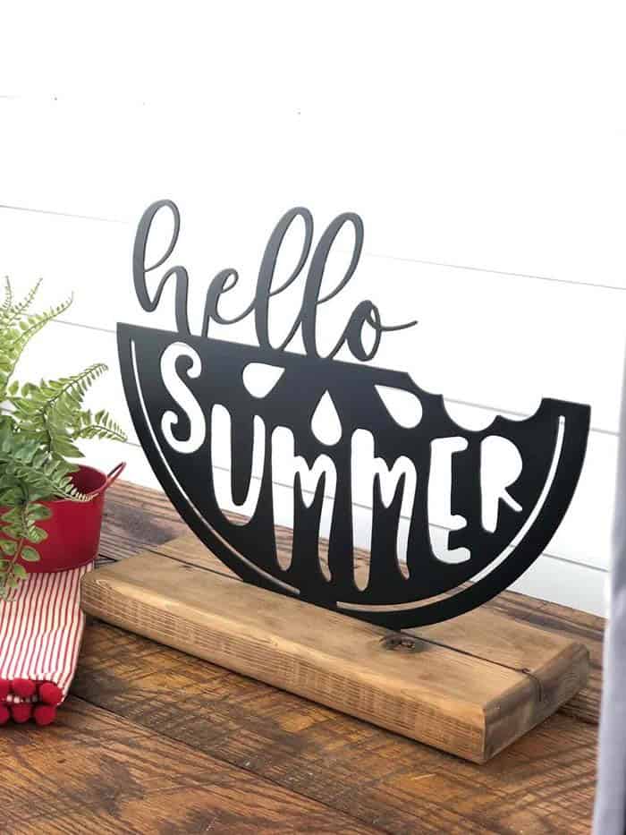 Enjoy Summer with a Watermelon Sign