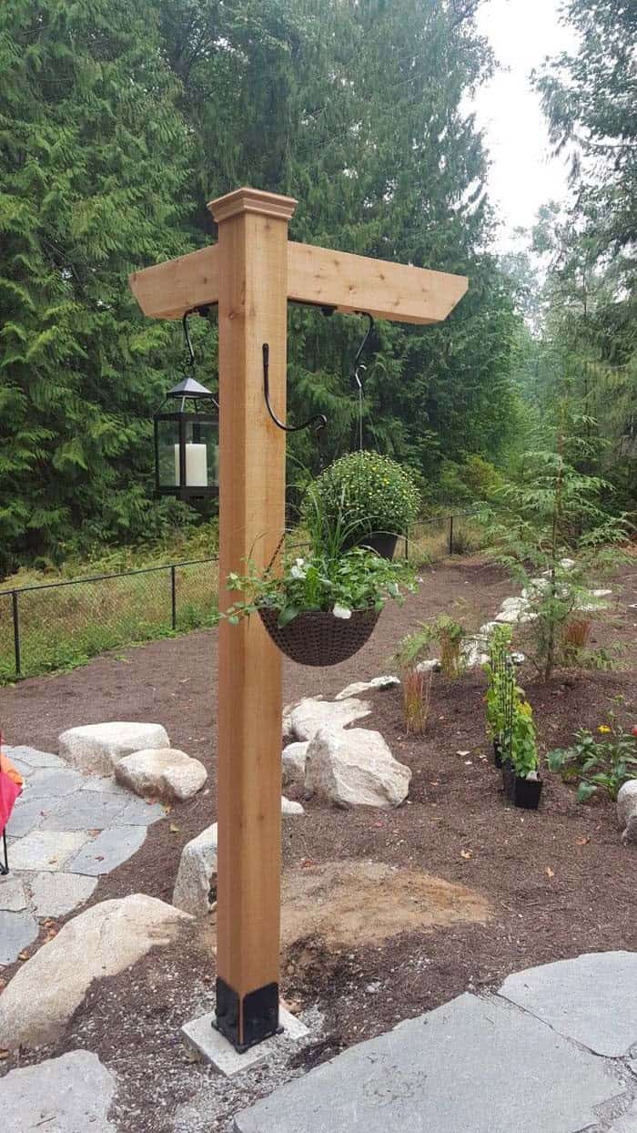 Mailbox Posts Supports Candle Lantern and Planters