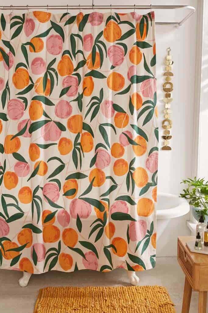 Bright Boho Shower Curtain