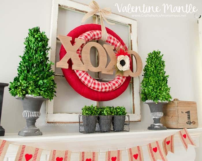 Combine Two Valentine Wreaths