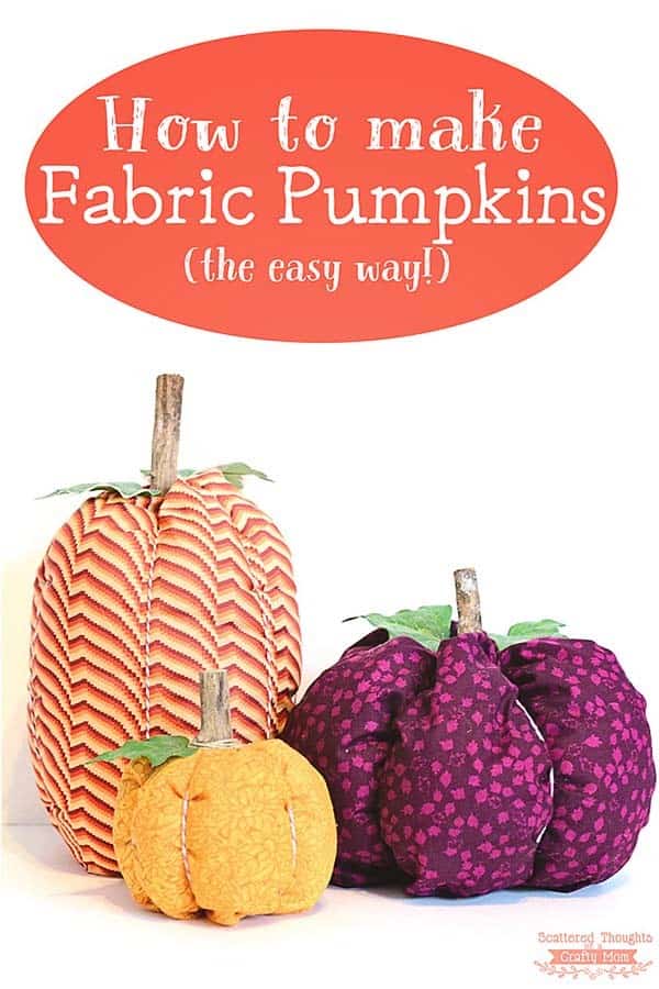 Get Creative with DIY Fabric Pumpkins