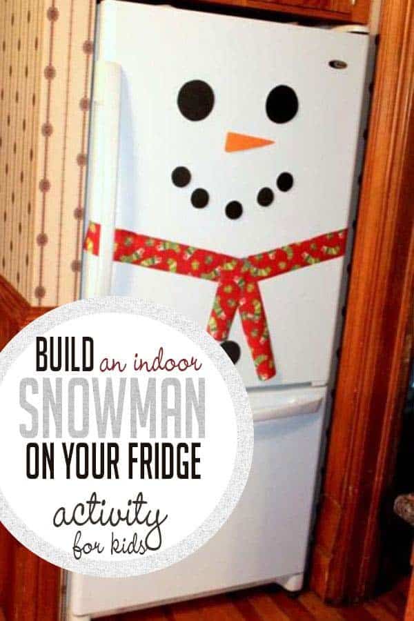 Transform Your Fridge into a Unique Snowman