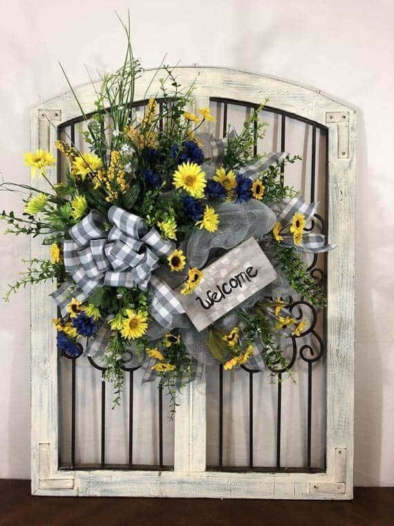 Add Country Charm with Farmhouse-Inspired Wreath