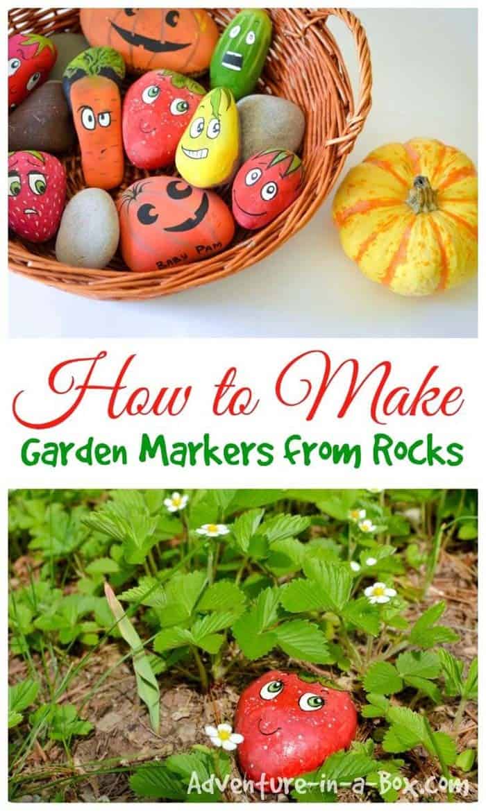 Create Fun and Functional Stone Markers for Your Garden