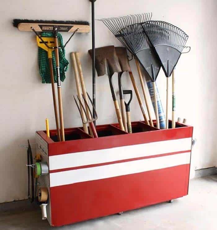 Repurpose an Old Filing Container into a Mobile Tool Tote