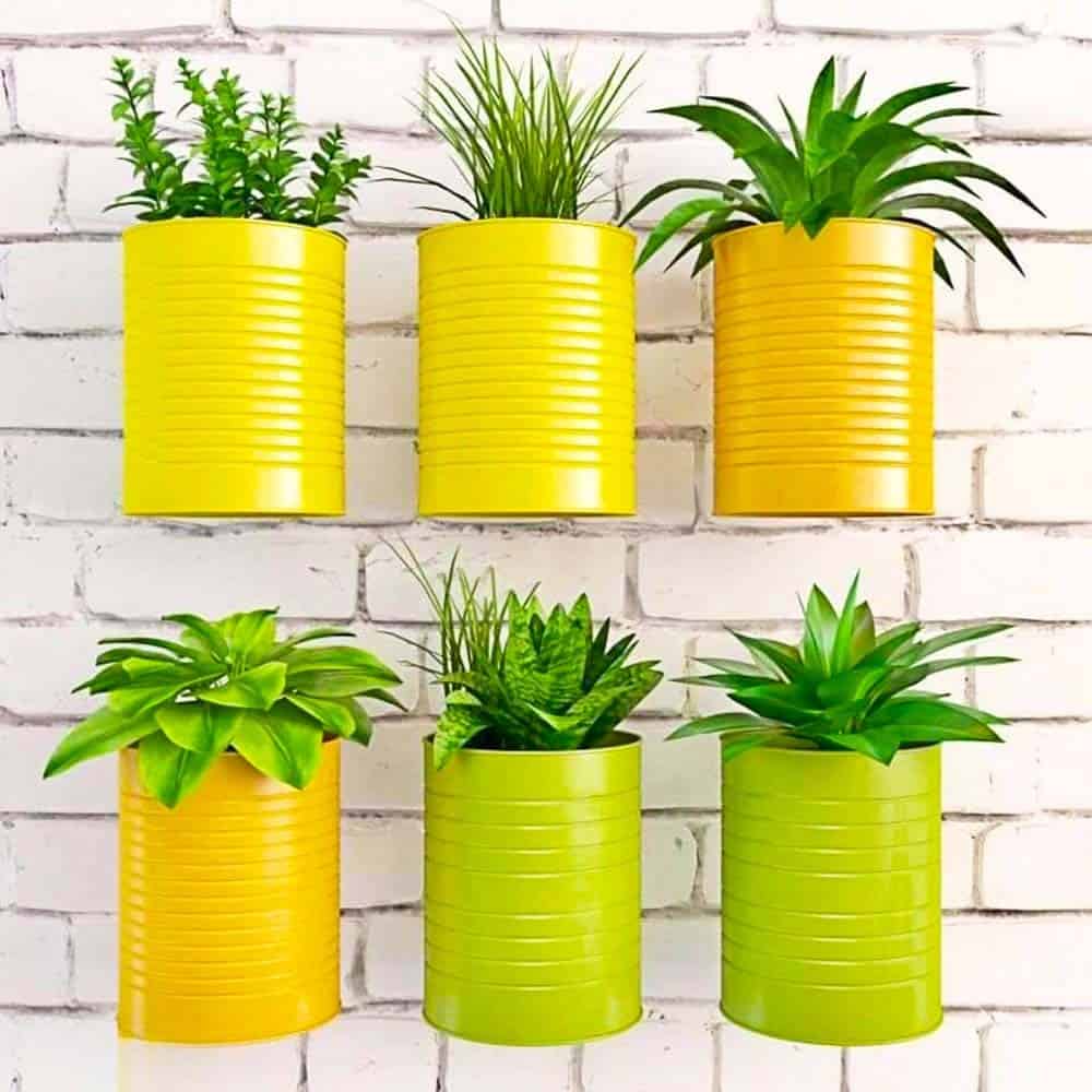 Upcycled Can Planters