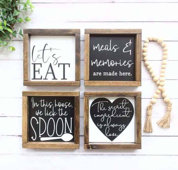 Kitchen Collection Decorative Signs