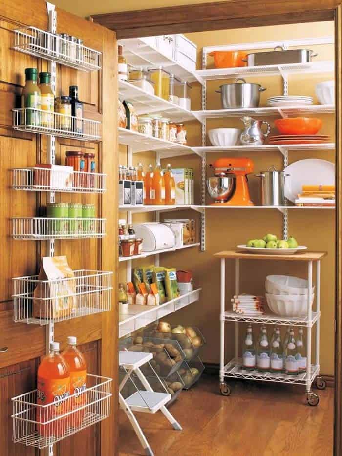 Maximize Pantry Space with Clear Shelving and Wire Racks