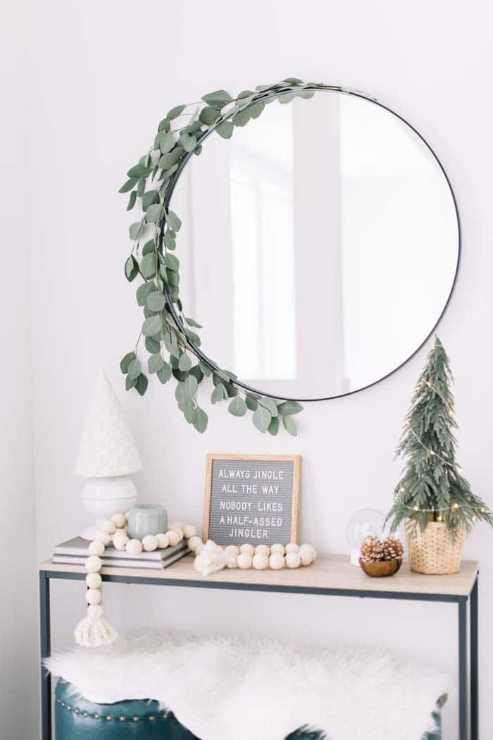 Use Soft Greenery Accents