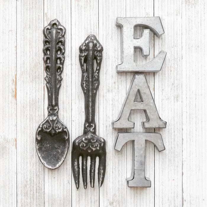 Use Vintage Silverware as Wall Art