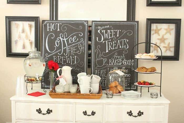 Welcome Guests with a Coffee Bar