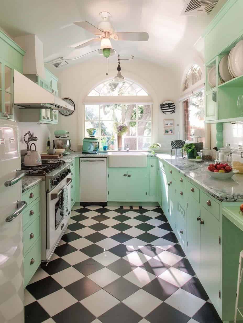 Vintage-Inspired Kitchen