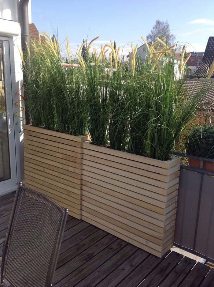 Maximize Your Urban Terrace with a Narrow Built-In Planter