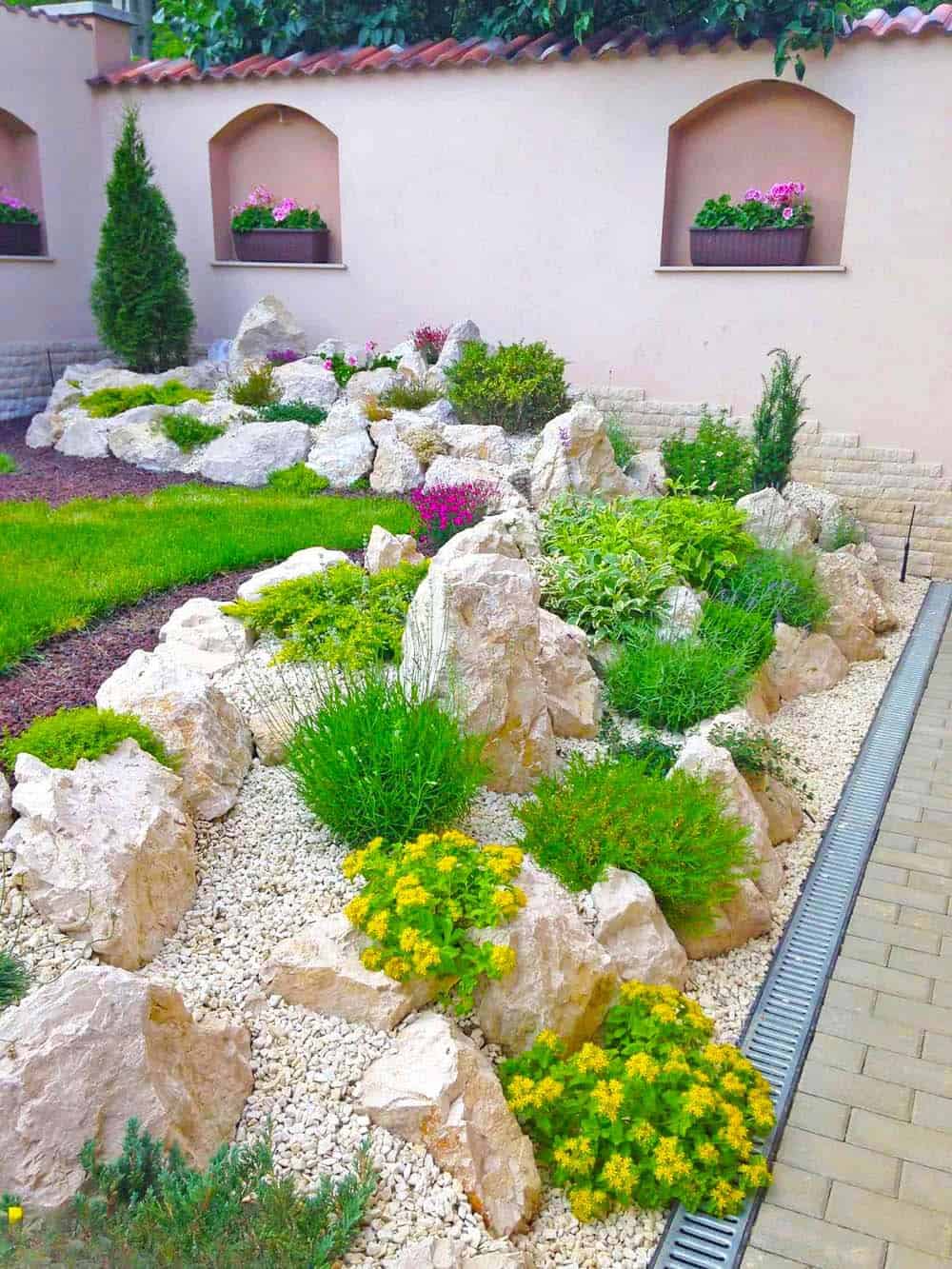 Alpine Rockery Elegance