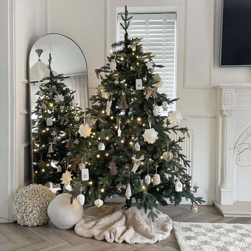 Uplift Your Space with Traditional Neutral Holiday Decor