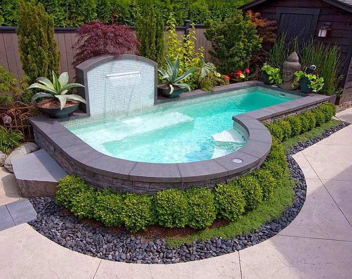 Add Texture and Character to Small Pool with Water Feature