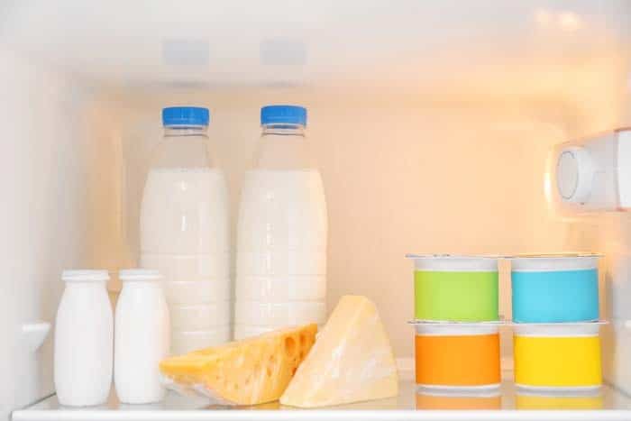 Store Your Milk and Eggs in Middle Fridge Compartments