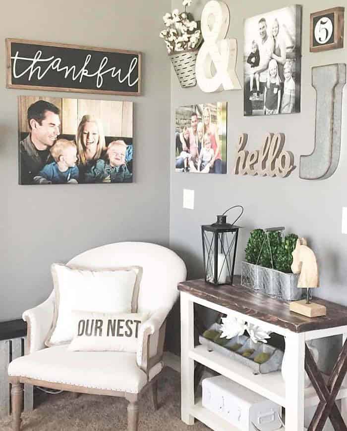 Transform Your Corner Gallery Wall