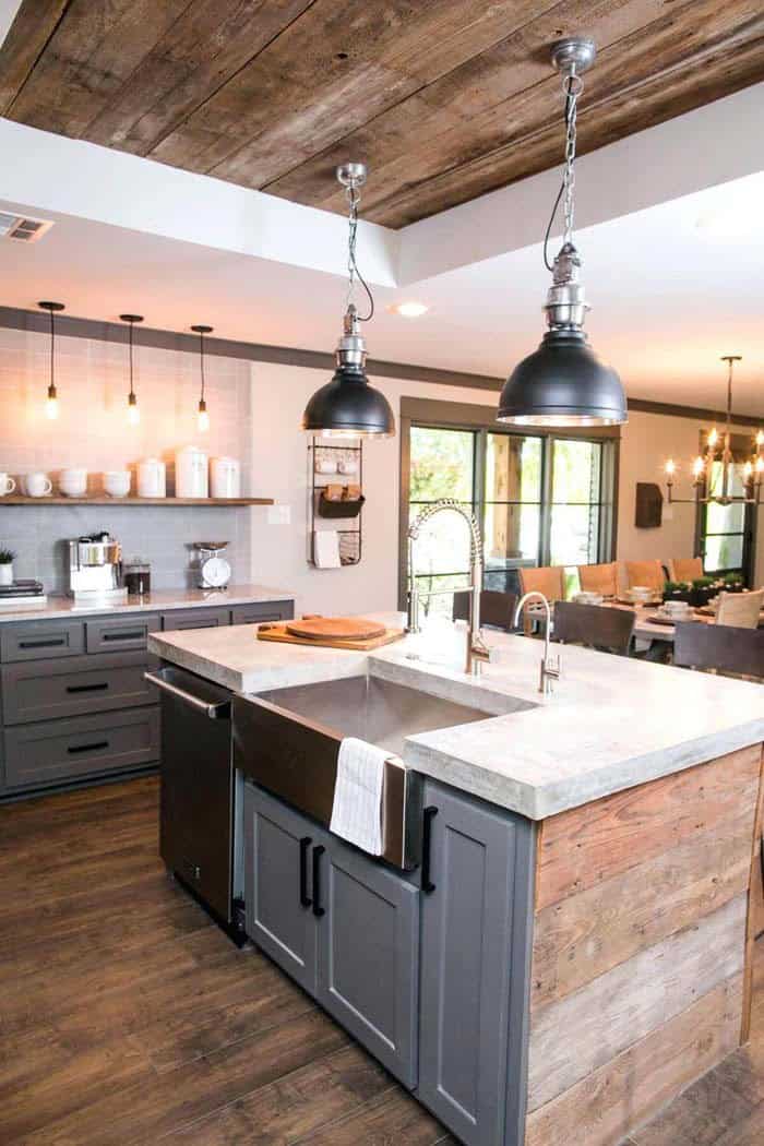 Blend Farmhouse Charm with Industrial Accents