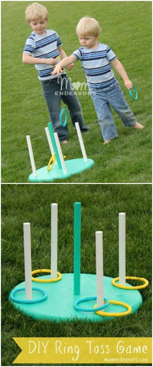 Colorful Dowel Ring Toss