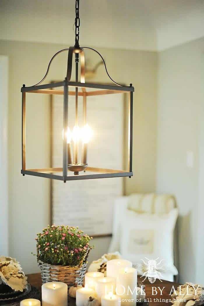 Simple Birdcage Frame Pendant Light