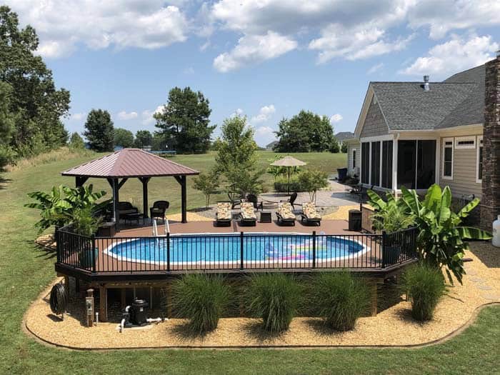 Add Glamour to Your Pool Deck with a Gazebo