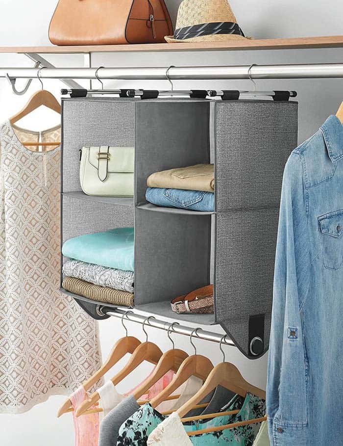 Hanging Cubby Space Closet Organizer