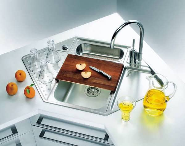 Multifunctional Hexagon Corner Kitchen Sink