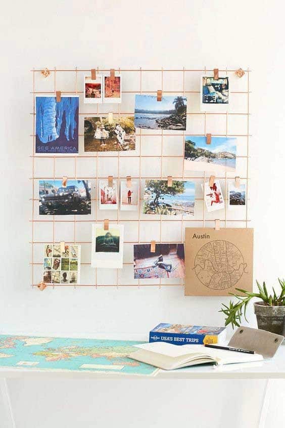 Personalize Your Teen’s Bedroom with a Wire Wall Grid