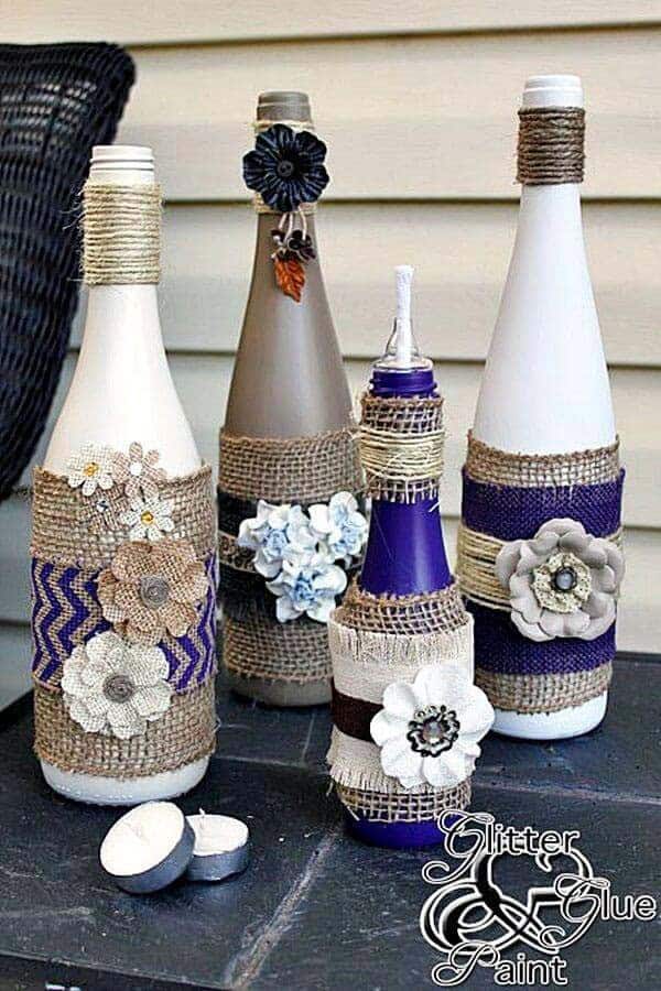 Create Personalized Wine Bottle Décor with Accents and Paint