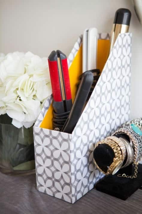 Store All of Your Hair Accessories in a File Holder