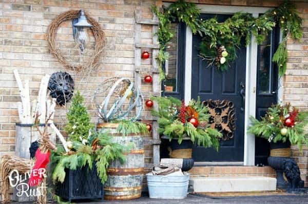 Add Texture and Character with Country Christmas Decor