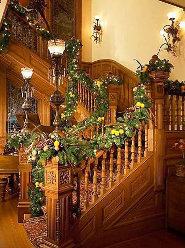 Bring Nature Indoors with Lemon Staircase Garland