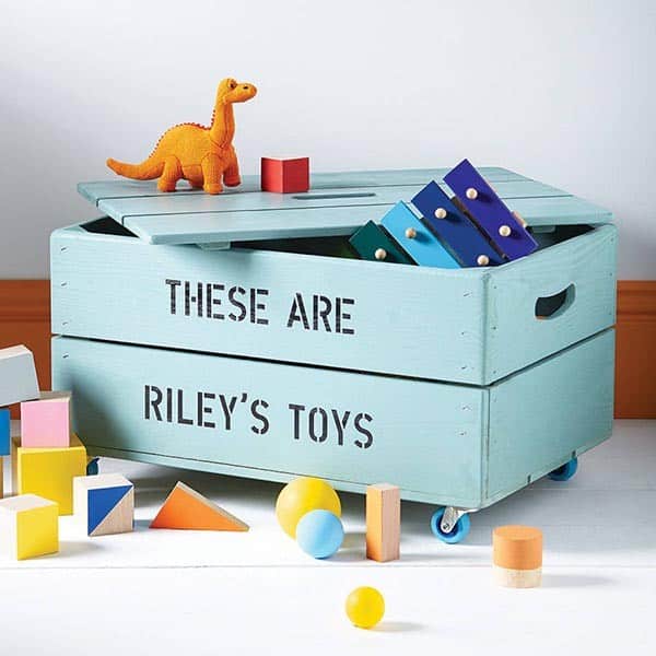 Personalize Your Kid’s Wooden Box Storage