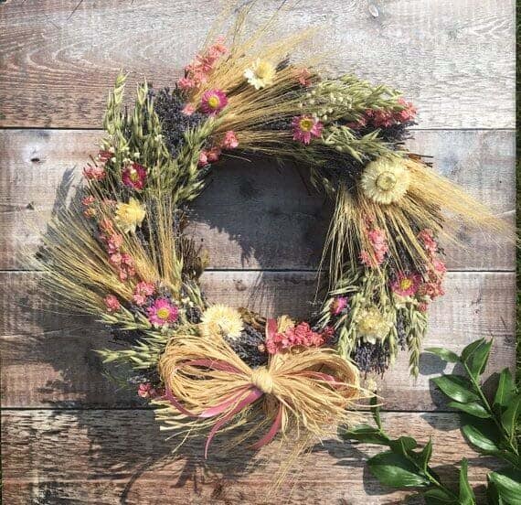 Celebrate Nature’s Splendor with Field Flowers Wreath