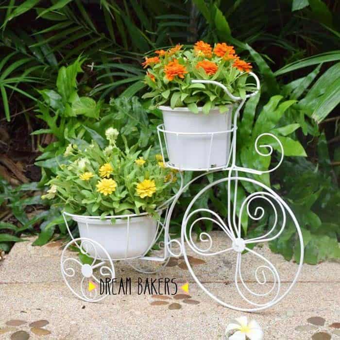 Garden Tricycle Flower Pot Holder