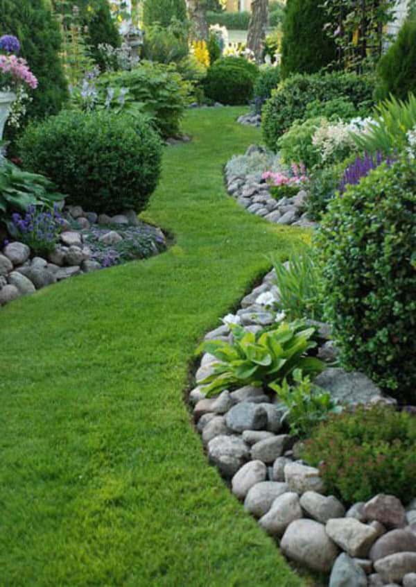 Enhance the Beauty of Floral Garden with a Stone Edge