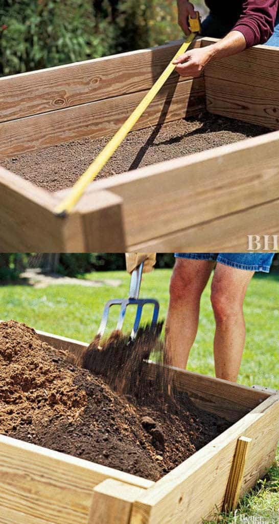 DIY Easy Wood Garden Beds