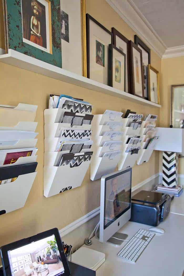 Customized Wall-Mounted Filing System