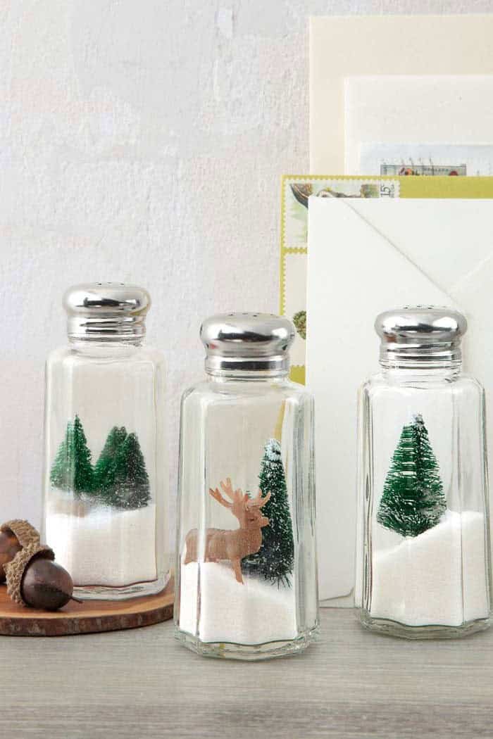 Transform Salt Shakers into a Winter Wonderland