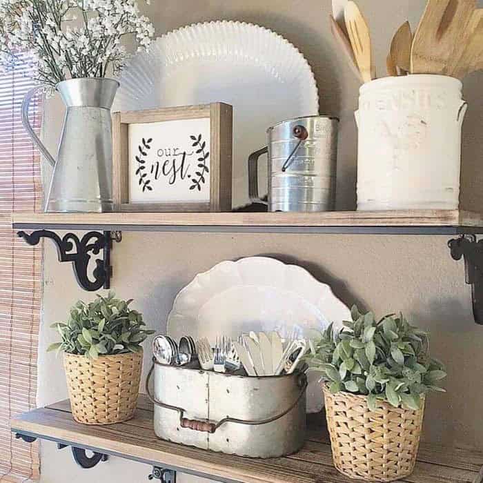 Metal Containers And White Ceramicware