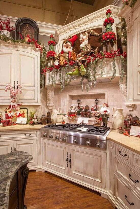 Make a Bold Statement with Your Kitchen Christmas Decor