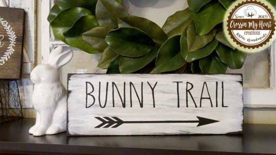 Make a Custom Wooden Bunny Trail Sign